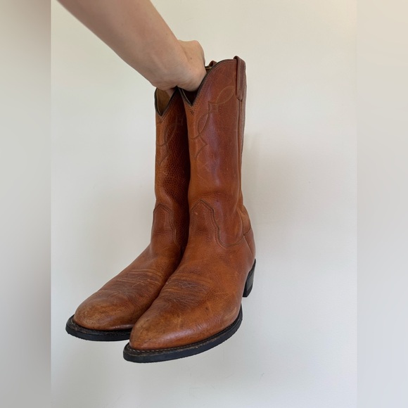 Vintage Western Nocana Cowboy Brown Boots 10 woman’s (8.5 men’s) - Picture 2 of 6